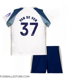 Günstige Tottenham Hotspur Micky van de Ven #37 Heimtrikotsatz Kinder 2025-26 Kurzarm (+ Kurze Hosen)